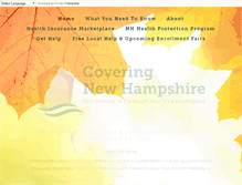 Tablet Screenshot of coveringnewhampshire.org